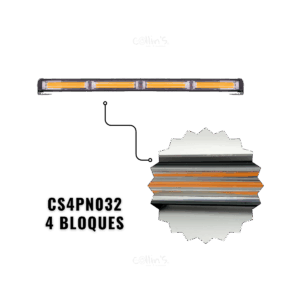 BARRA DE LED 4 BLOQUES CS RACING CS4PN032