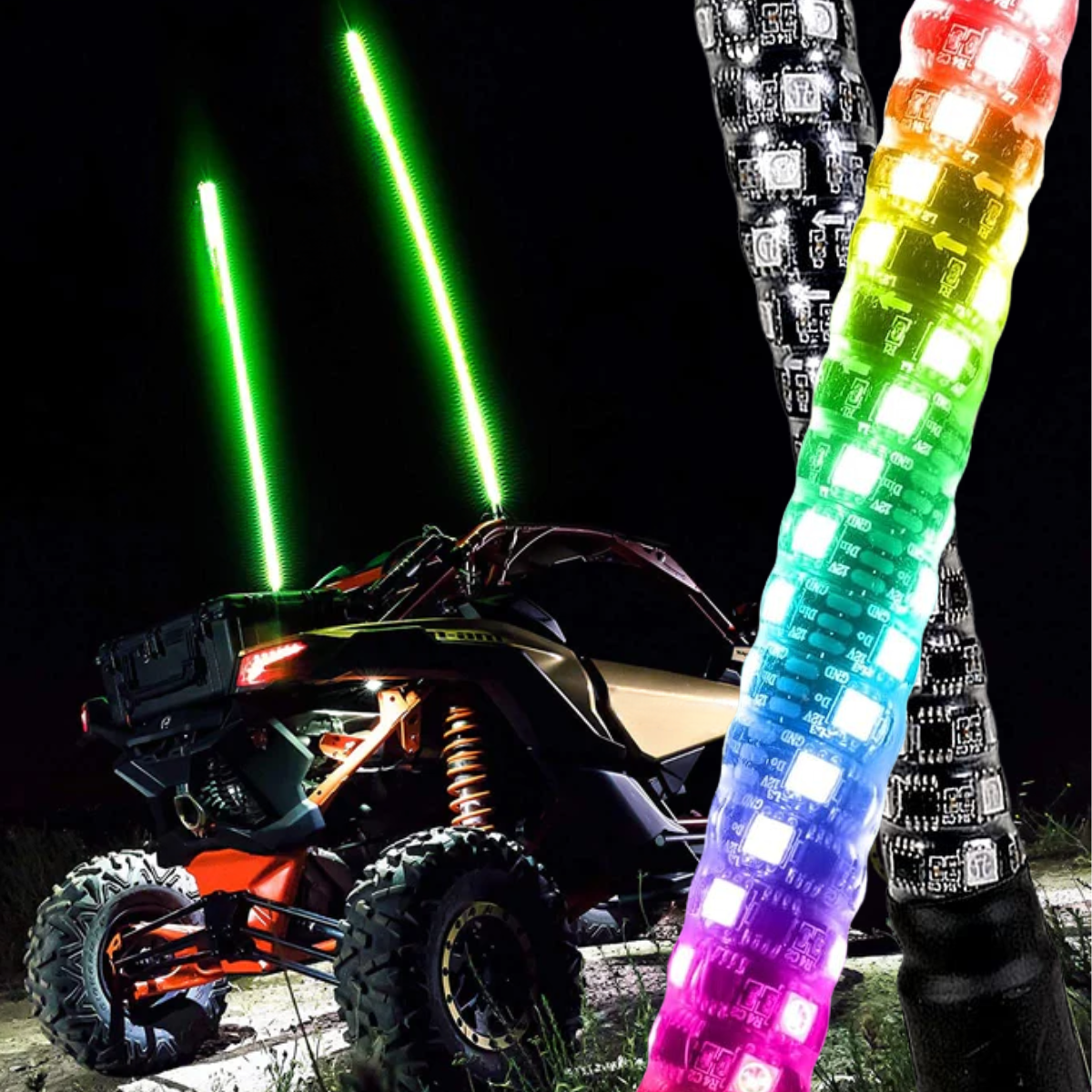 ANTENA LUZ LED CS RACING 120 CM CSANT12 - Imagen 3