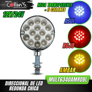 DIRECCIONAL DE LED TRICOLOR REDONDA CHIC