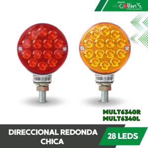 DIRECCIONAL DE LED REDONDA CHICA