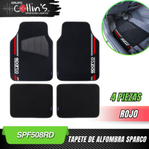 TAPETE 4 PIEZAS DE ALFOMBRA SPARCO SPF508