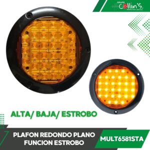 PLAFON REDONDO PLANO 4"