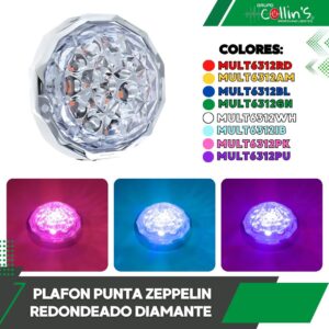 PLAFON REDONDEADO DIAMANTE