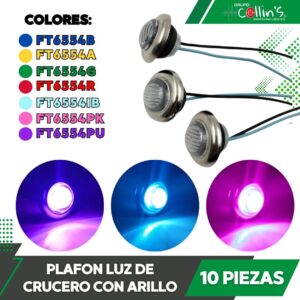 PLAFON LUZ DE CRUCERO CON ARILLO
