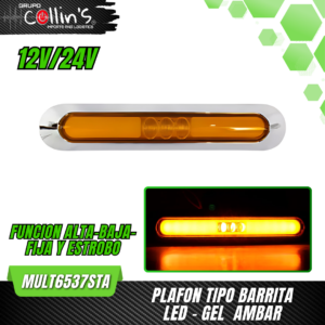 PLAFON DE LED Y GEL BARRITA MULT6537ST