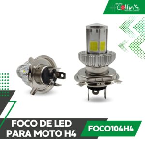 FOCO DE LED H4 PARA MOTO FOCO104H4