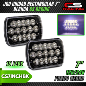 JUEGO UNIDAD RECTANGULAR 7" CS RACING