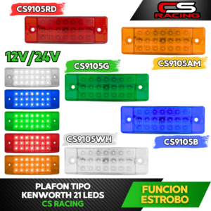 PLAFON LED TIPO KENWORTH 21 LEDS CS RACING CS9105