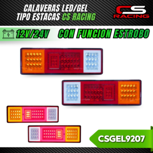 CALAVERAS LED/GEL TIPO ESTACAS CS RACING CSGEL9207