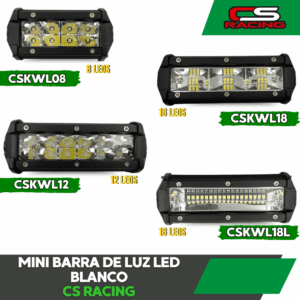 MINI BARRA DE LUZ LED BLANCO CS RACING