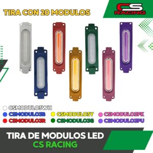 TIRA CON 20 MODULOS LED CS RACING