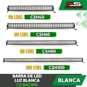 BARRA DE LED LUZ BLANCA CS RACING