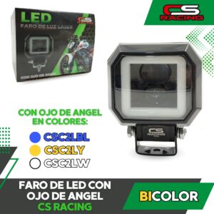 FARO LED CON OJO DE ANGEL CS RACING