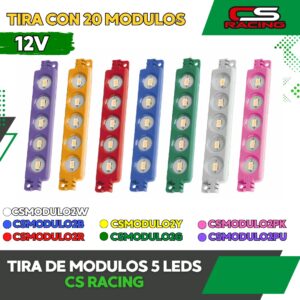 TIRA DE MODULOS 5 LEDS CS RACING