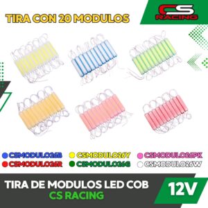 TIRA DE MODULOS LED COB CS RACING