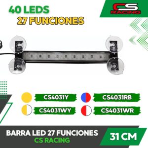 BARRA LED 27 FUNCIONES CS RACING