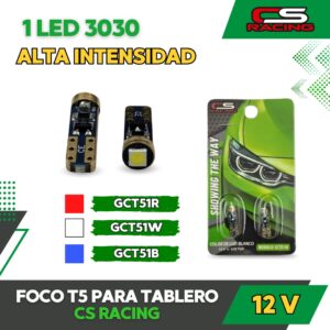 FOCO T5 PARA TABLERO CS RACING