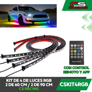 KIT DE 4 LUCES RGB CS RACING CSKIT4RGB