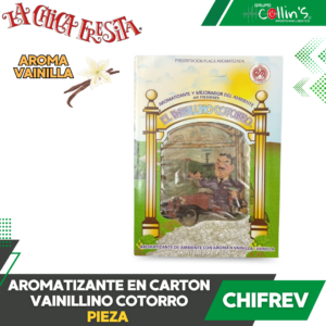 AROMA EN CARTON VAINILLINO COTORRO CHIFREV