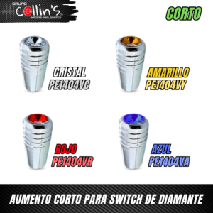 AUMENTO CORTO PARA SWITCH DIAMANTE PE1404V