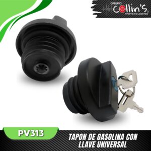 TAPON DE GASOLINA CON LLAVE UNIVERSAL PV313