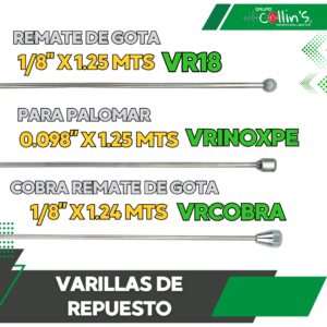 VARILLAS DE REPUESTO