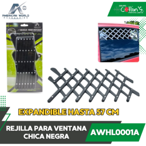 REJILLA PARA VENTANA CHICA NEGRA AWHL0001A