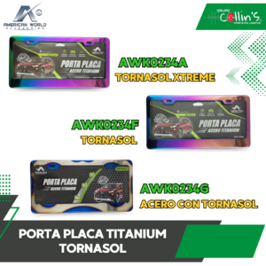 PORTA PALACA TITANIUM TORNASOL AWK0234