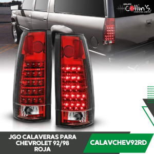 JUEGO CALAVERAS PARA CHEVROLET 92/98 ROJAS CALAVCHEV92RD