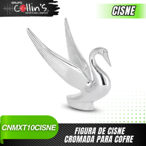 FIGURA DE CISNE PARA COFRE CROMO CNMXT10CISNE