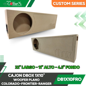 CAJON DBOX 1X10" WOOFER PLANO COLORADO - FRONTIER - RANGER DB1X10FRO