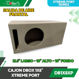 CAJON DBOX 1X8" XTREME PORT DB1X8XP