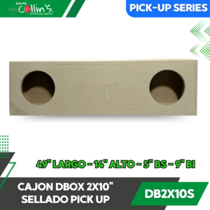 CAJON DBOX 2X10" SELLADO PICK UP DB2X10S