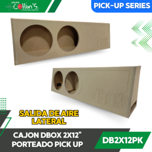 CAJON DBOX 2X12" PORTEADO PICK UP DB2X12PK