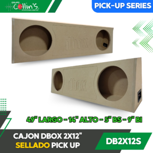 CAJON DBOX 2X12" SELLADO PICK UP DB2X12S