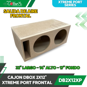 CAJON DBOX 2X12" XTREME PORT FRONTAL DB2X12XP