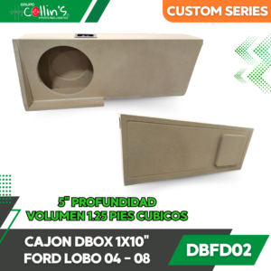 CAJON DBOX 1X10" FORD LOBO 04-08 DBFD02