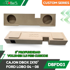 CAJON DBOX 2X10" FORD LOBO 04-08 DBFD03