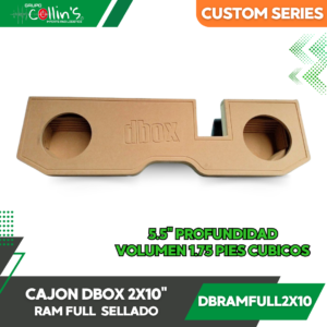 CAJON DBOX 2X10" RAM FULL SELLADO DBRAMFULL2X10