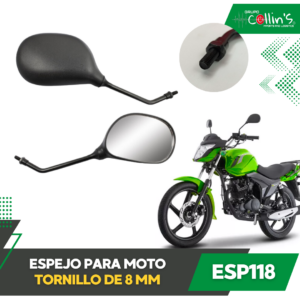 ESPEJO PARA MOTO ESP118