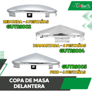 COPA DE MASA DELANTERA 6 PESTAÑAS GUTR800