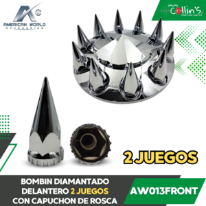 PAR BOMBIN DIAMANTADO DELANTERO AW013FRONT