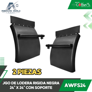 JUEGO DE LODERAS RIGIDAS CON SOPORTE AWFS24