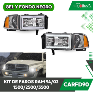 KIT DE FAROS PARA RAM 1500/2500/3500 94 - 02 CARFD90