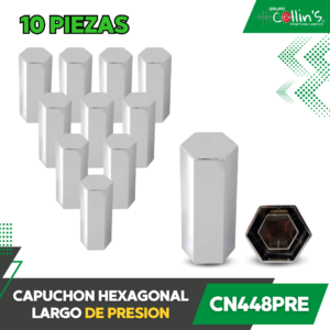CAPUCHON HEXAGONAL LARGO DE PRESION CN448PRE