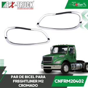 PAR DE BICEL CROMADO PARA FREGHTLINER M2 CNFRM20402