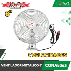 VENTILADOR DE METAL 8" CONA8363