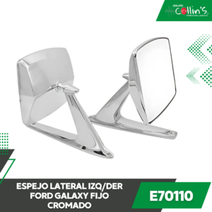ESPEJO LATERAL CROMADO FIJO FORD GALAXY E70110