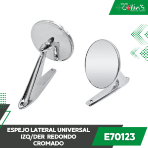 ESPEJO LATERAL CROMADO REDONDO E70123