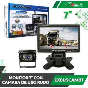 MONITOR 7" CON CAMARA DE USO RUDO EXBUSCAMBT